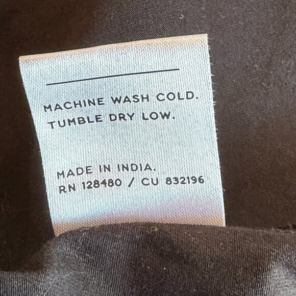 Pact women's Organic Fit & Flare Crossover Dress black large - Picture 9 of 9